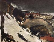 Paul Cezanne snow Germany oil painting artist